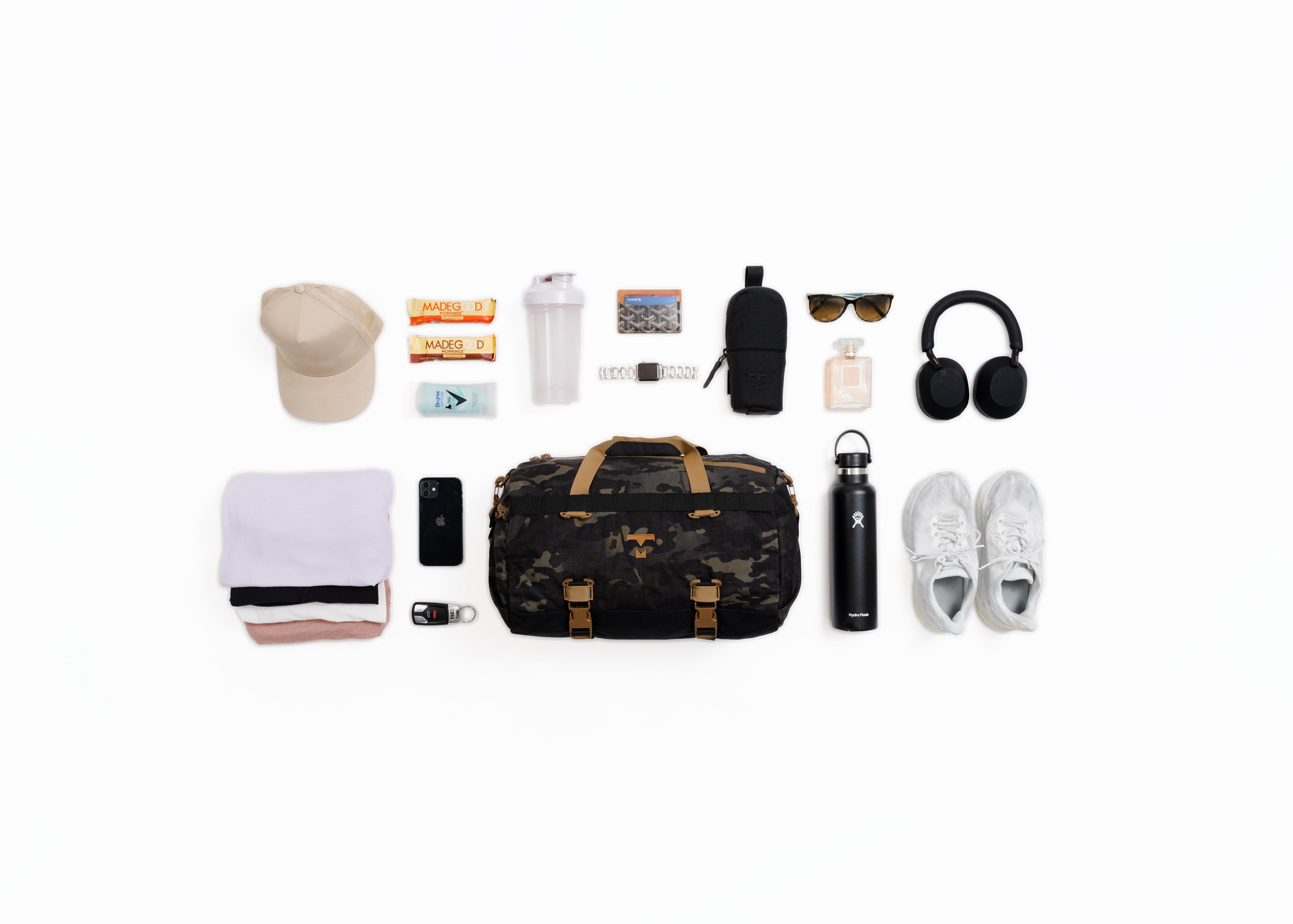 MILTHREAD Athena small duffel bag 15L capacity