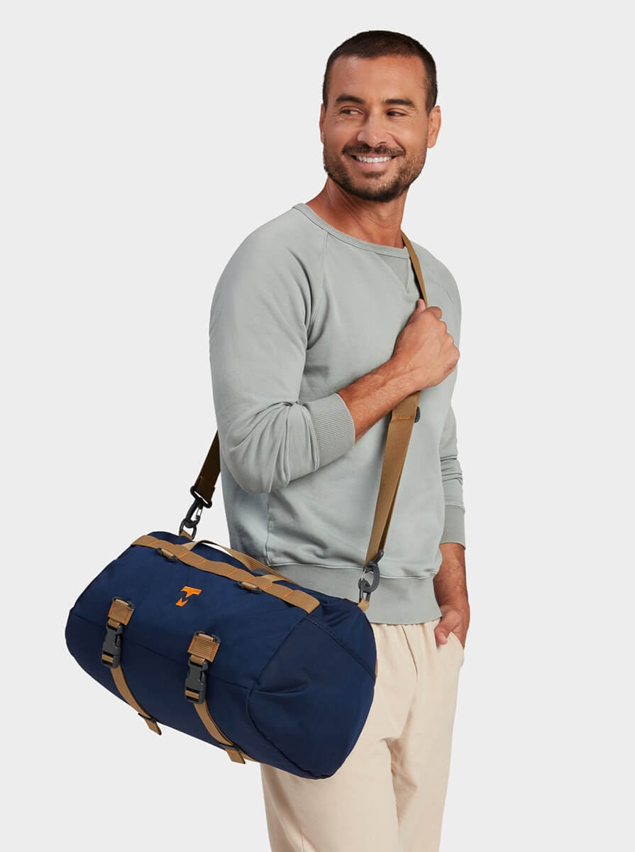 MILTHREAD Athena Small Duffel Bag 15L in midnight