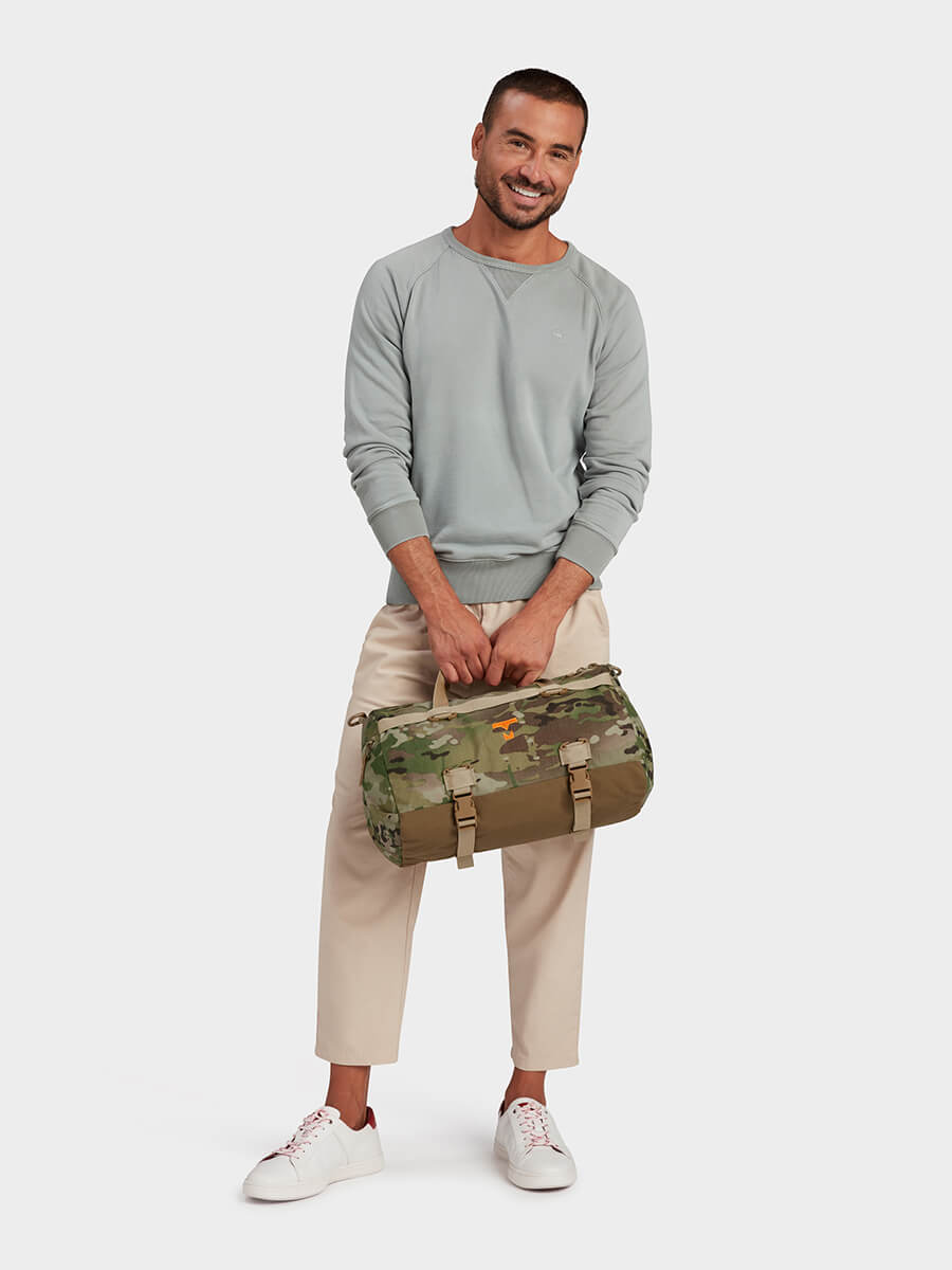 MILTHREAD Athena Small Duffel Bag 15L in Multicam