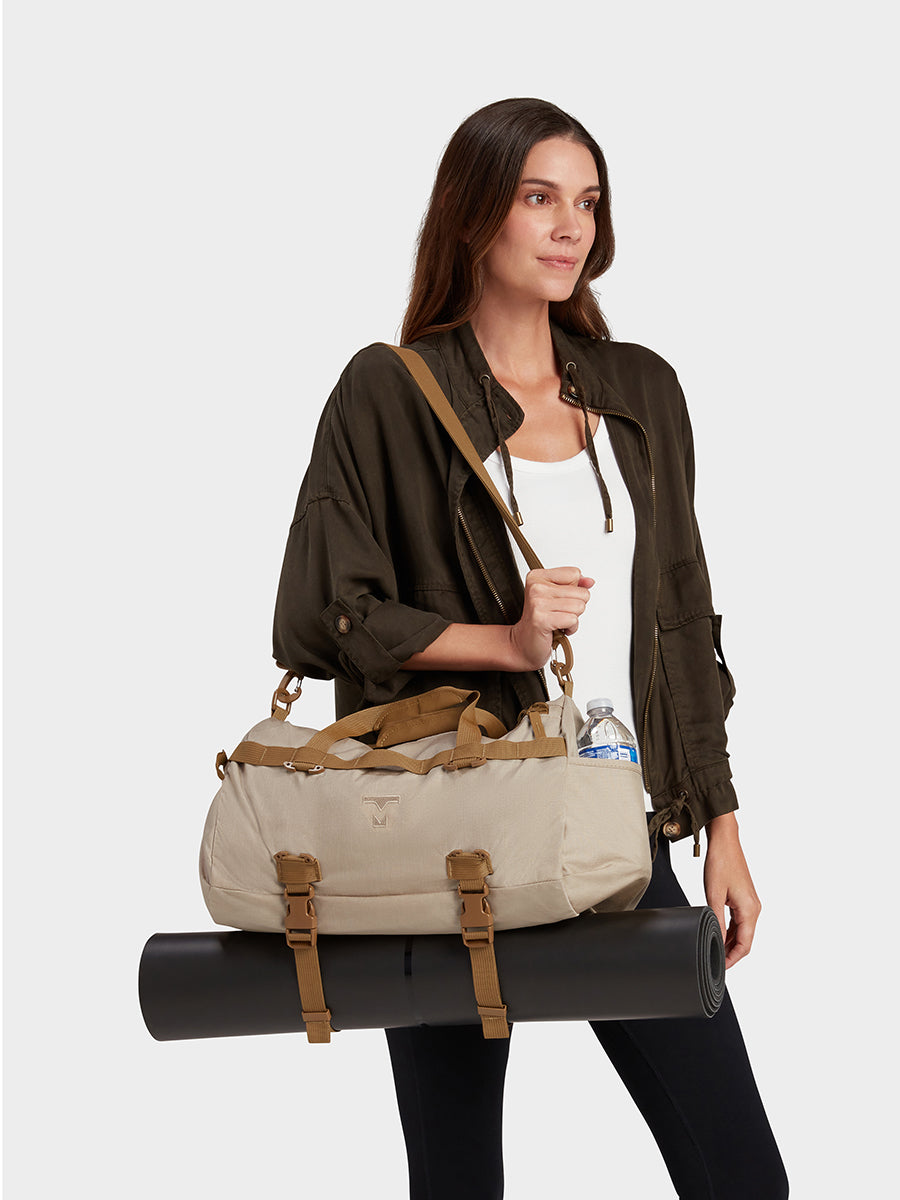 MILTHREAD Athena Small Duffel Bag 15L in sand