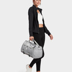 MILTHREAD Athena Small Duffel Bag 15L in silver dust