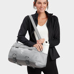 MILTHREAD Athena Small Duffel Bag 15L in silver dust