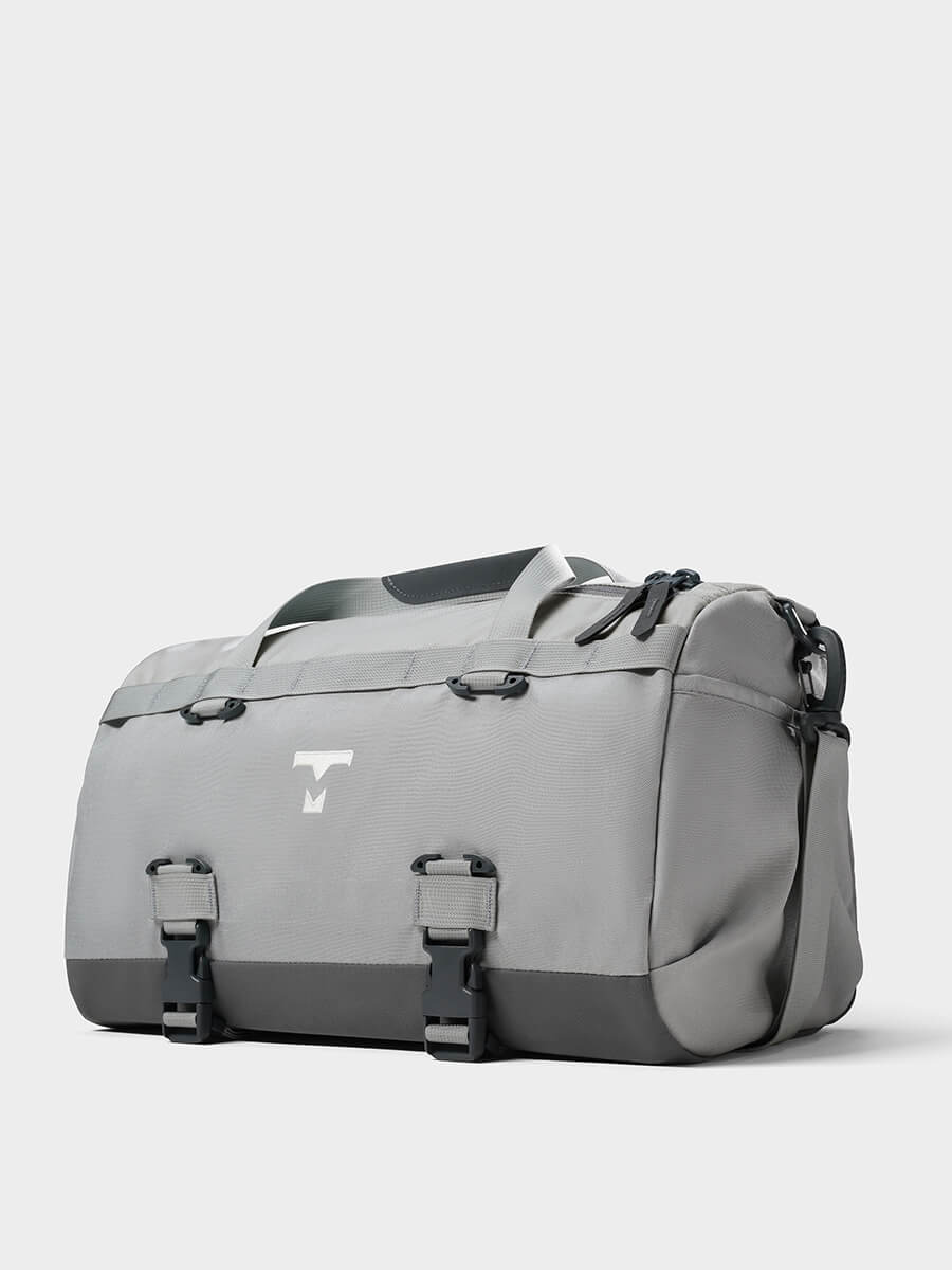 MILTHREAD Athena Small Duffel Bag 15L in silver dust