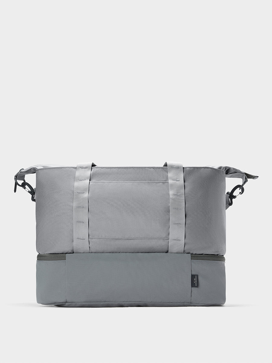 MILTHREAD Canyon 33L travel tote in silver dust