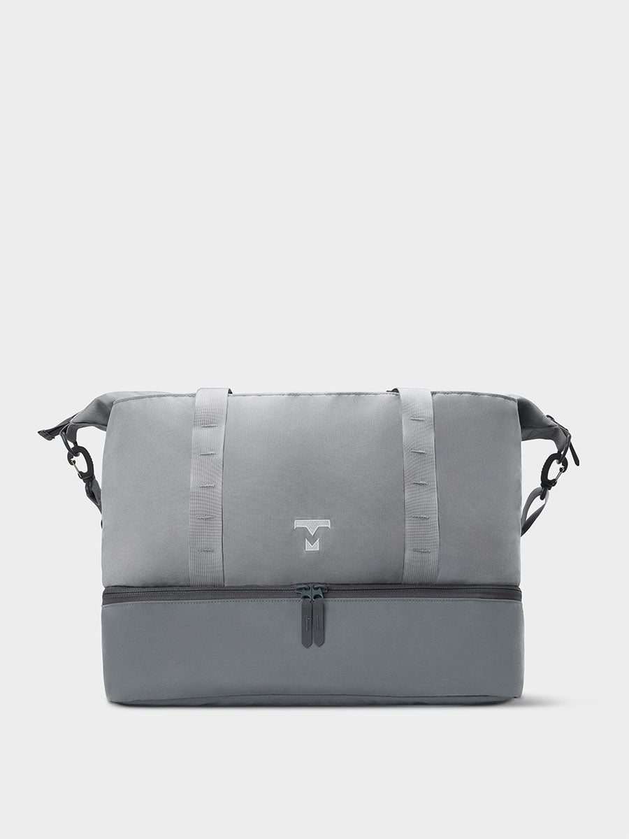 MILTHREAD Canyon 33L travel tote in silver dust