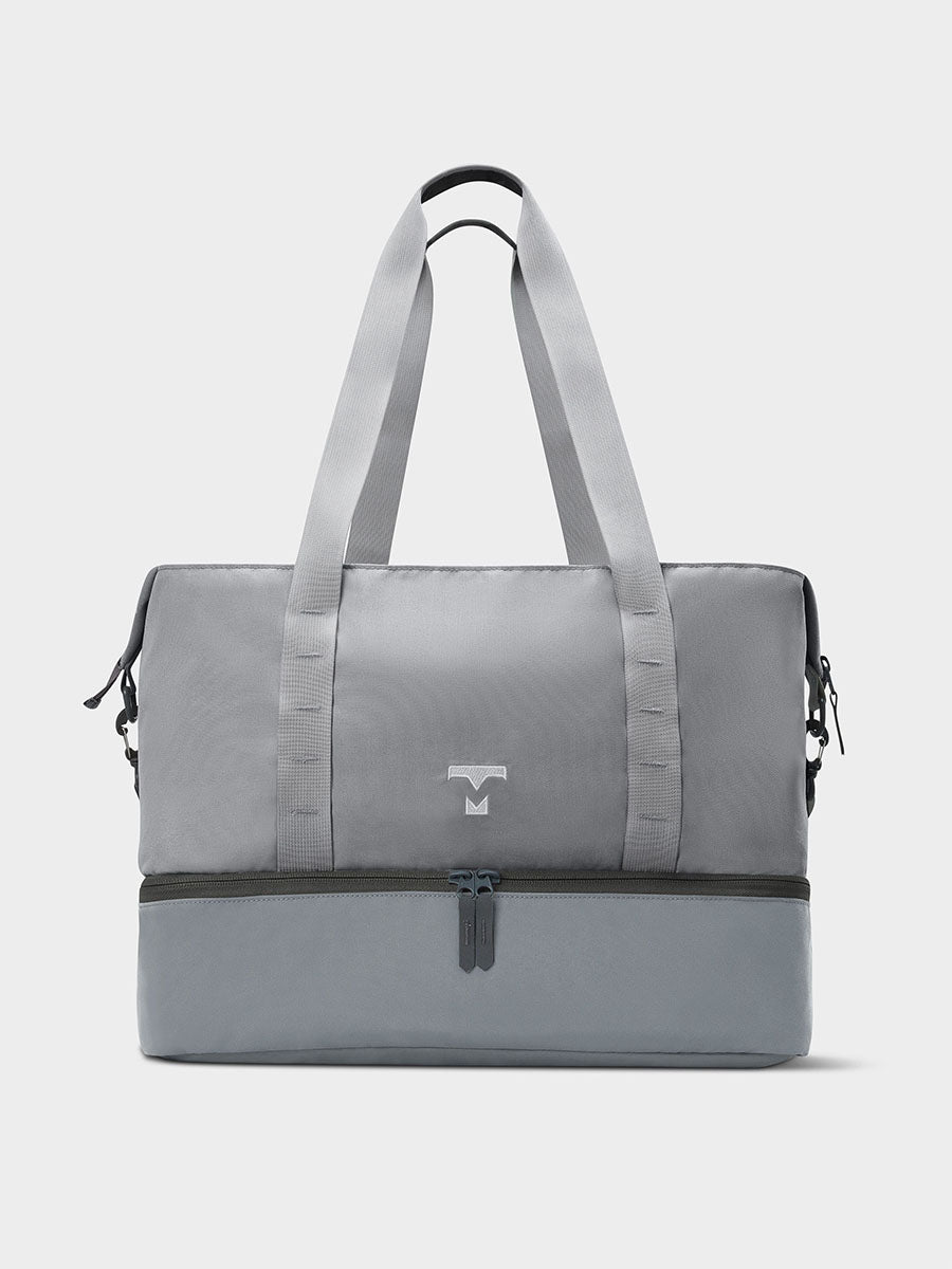MILTHREAD Canyon 33L travel tote in silver dust
