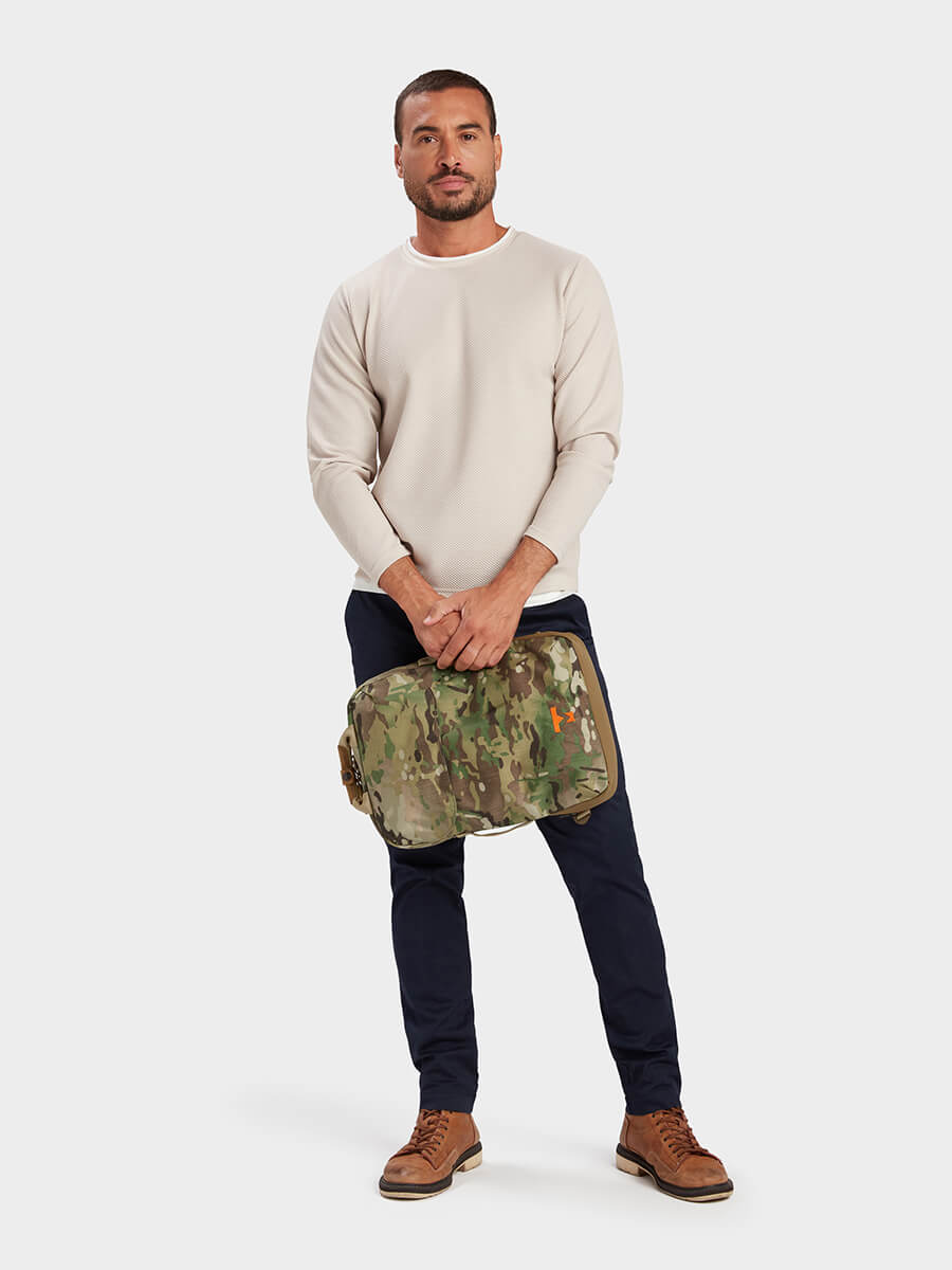 MILTHREAD Downwind everyday light backpack 8L in multicam