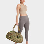 MILTHREAD Grit Duffel 25L travel bag in multicam on model