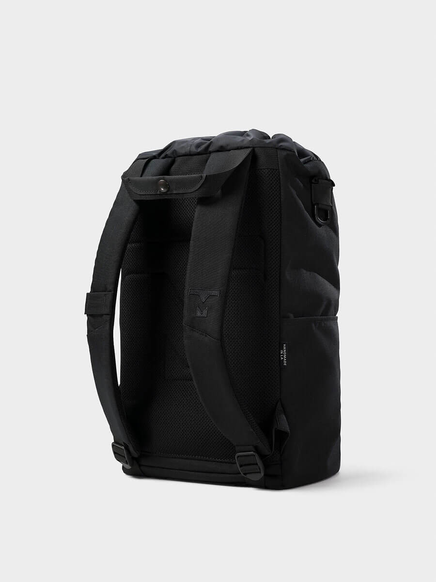 MILTHREAD everyday carry Juniper cinch top backpack 16L in black