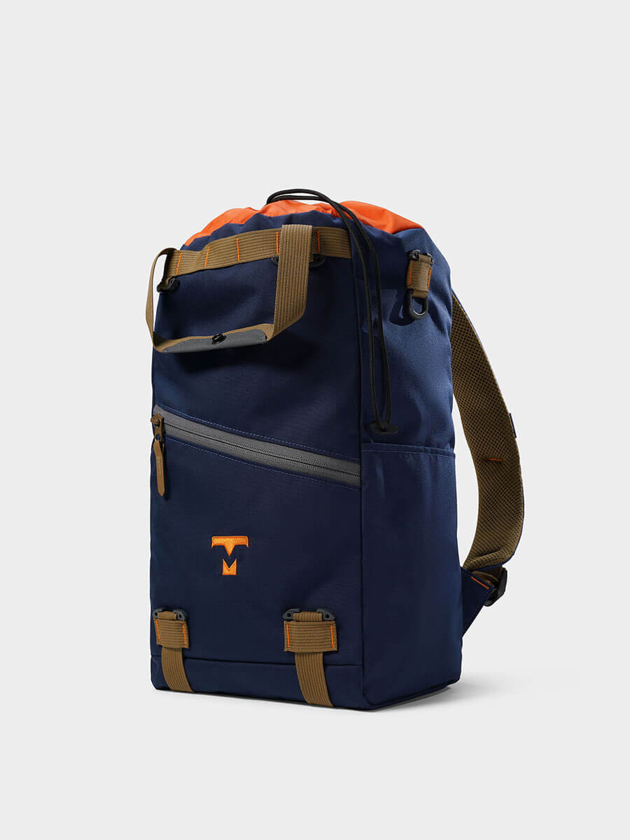 MILTHREAD everyday carry Juniper cinch top backpack 16L in midnight