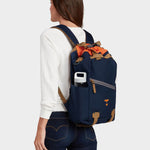 MILTHREAD everyday carry Juniper cinch top backpack 16L in midnight