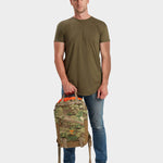 MILTHREAD everyday carry Juniper cinch top backpack 16L in multicam