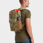 MILTHREAD everyday carry Juniper cinch top backpack 16L in multicam