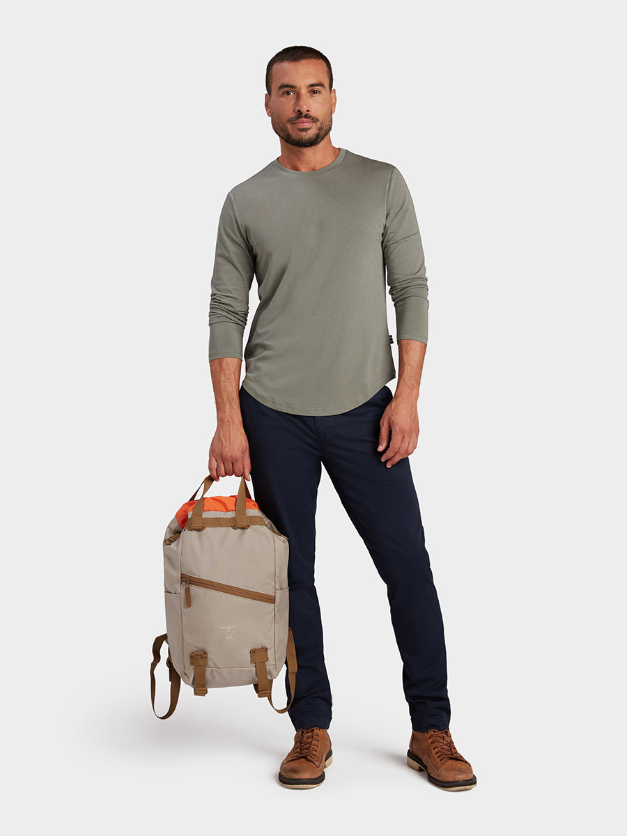 MILTHREAD everyday carry Juniper cinch top backpack 16L in sand