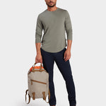 MILTHREAD everyday carry Juniper cinch top backpack 16L in sand