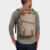 MILTHREAD everyday carry Juniper cinch top backpack 16L in sand
