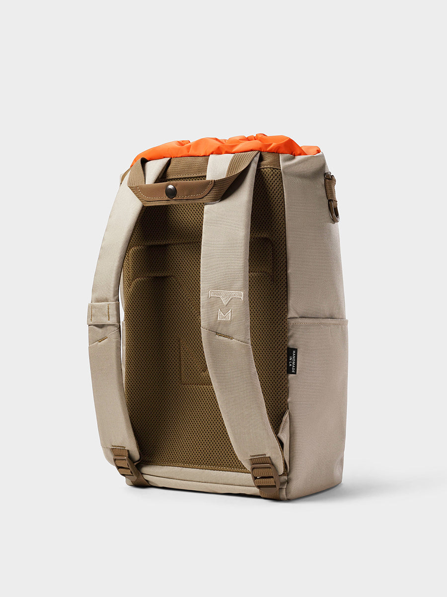 MILTHREAD everyday carry Juniper cinch top backpack 16L in sand