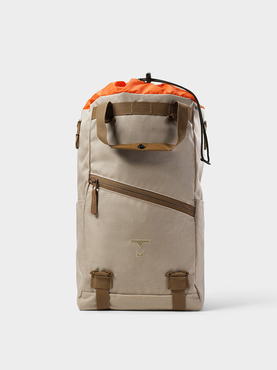 MILTHREAD everyday carry Juniper cinch top backpack 16L in sand