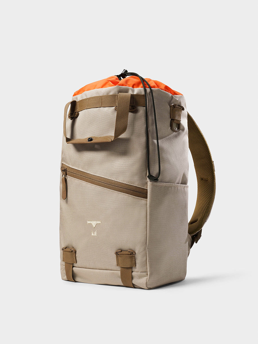 MILTHREAD everyday carry Juniper cinch top backpack 16L in sand