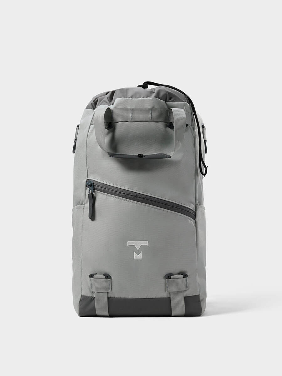 MILTHREAD everyday carry Juniper cinch top backpack 16L in silver dust