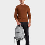 MILTHREAD everyday carry Juniper cinch top backpack 16L in silver dust