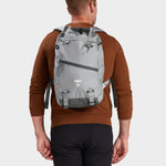 MILTHREAD everyday carry Juniper cinch top backpack 16L in silver dust