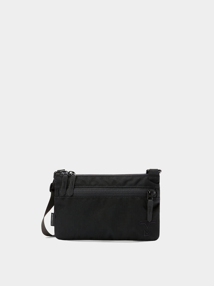 MILTHREAD EDC Slash Small Crossbody Bag 1L in Black