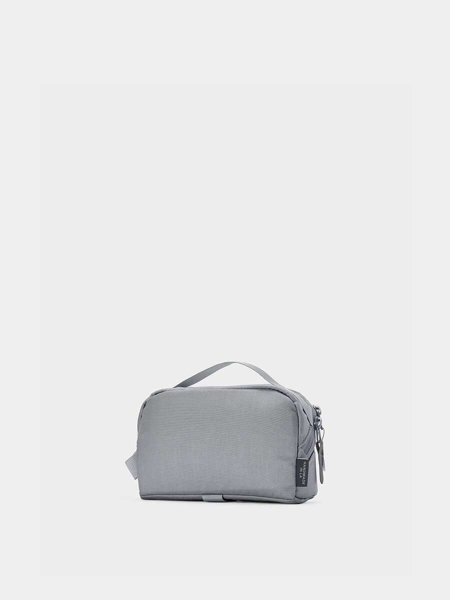 MILTHREAD Source large tech pouch in silver dust