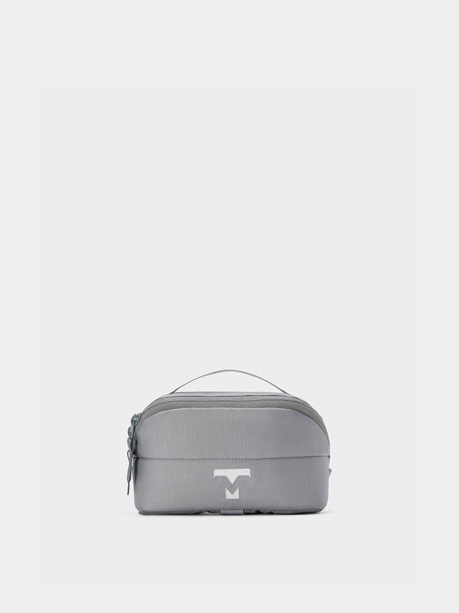 MILTHREAD Source large tech pouch in silver dust