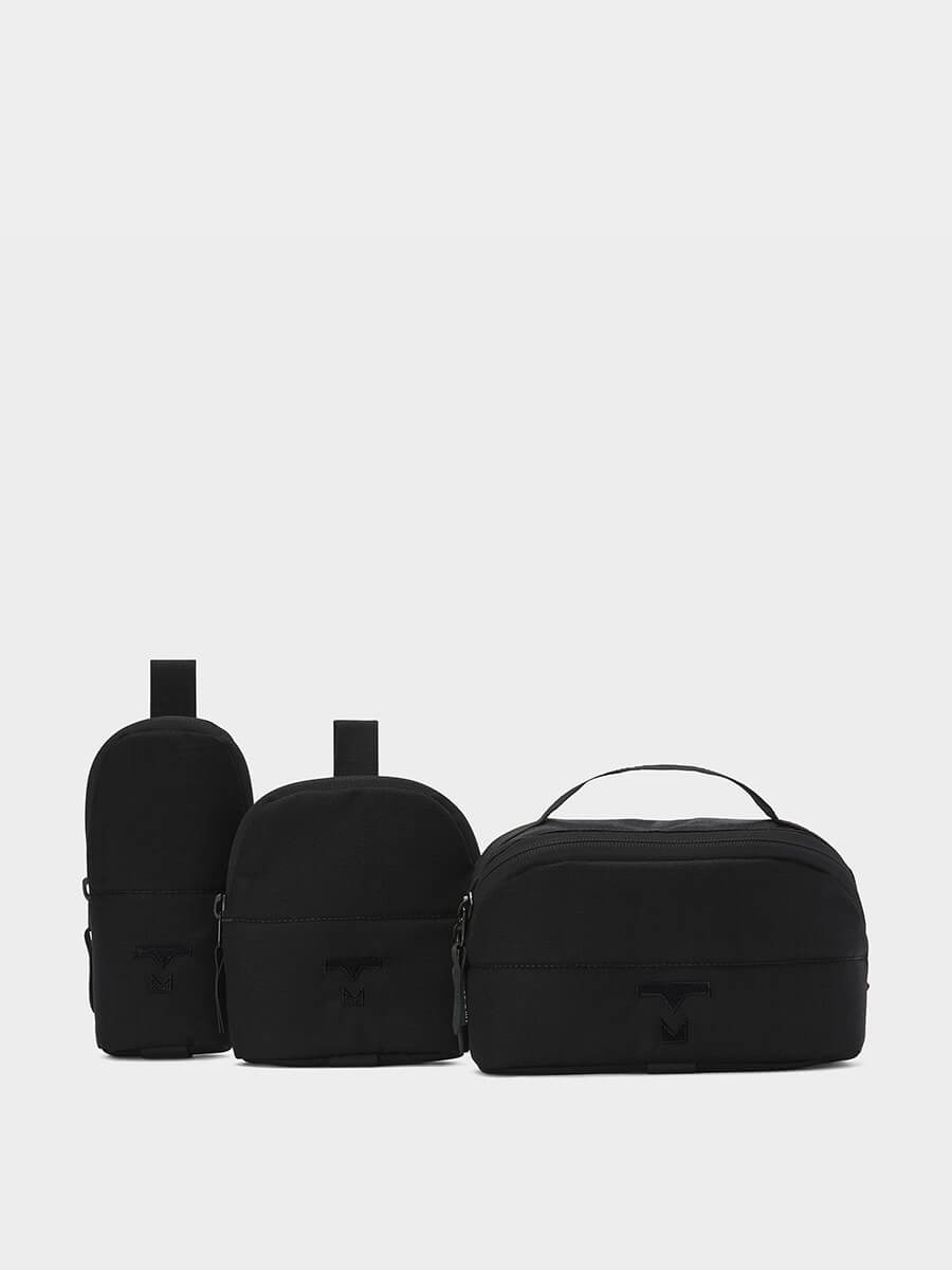 MILTHREAD Source tech pouch set in black