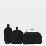 MILTHREAD Source tech pouch set in black