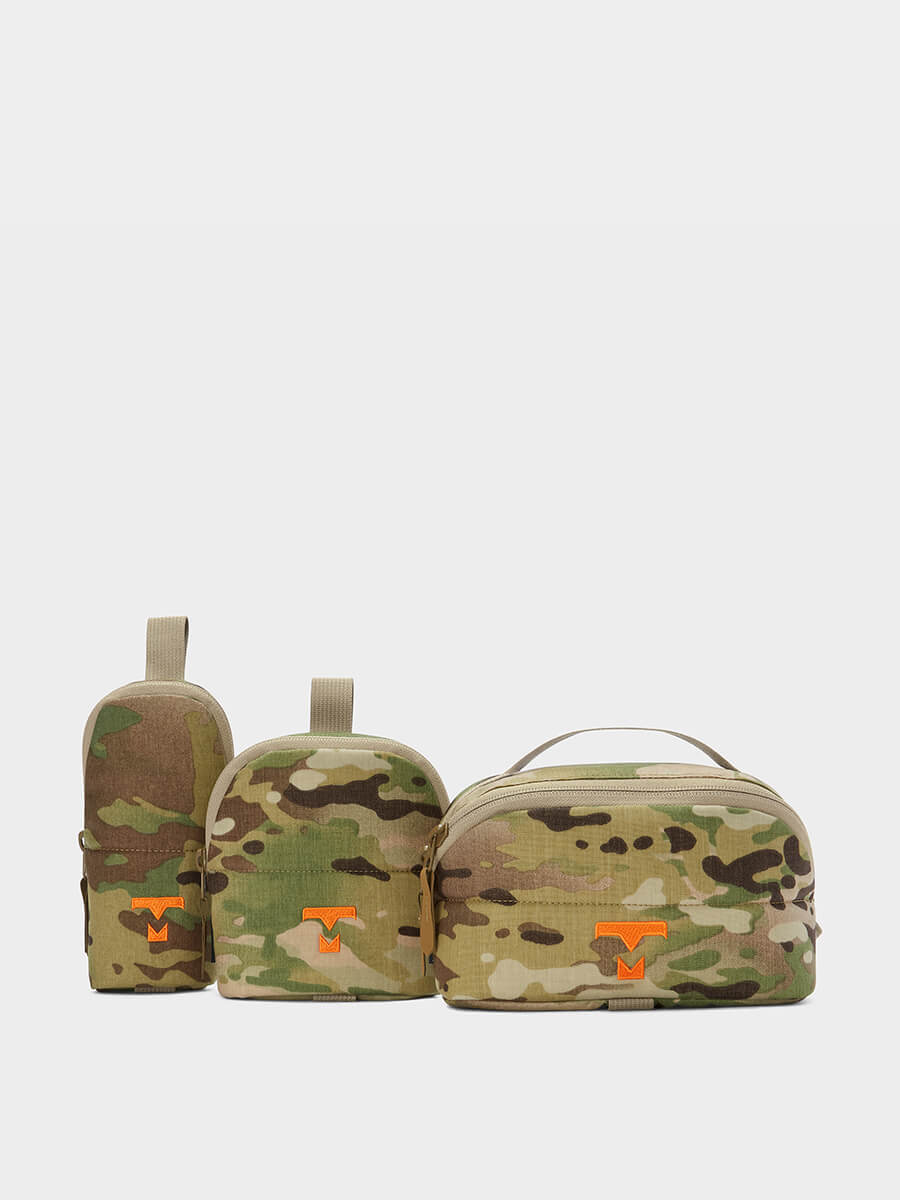 MILTHREAD Source tech pouch set in multicam