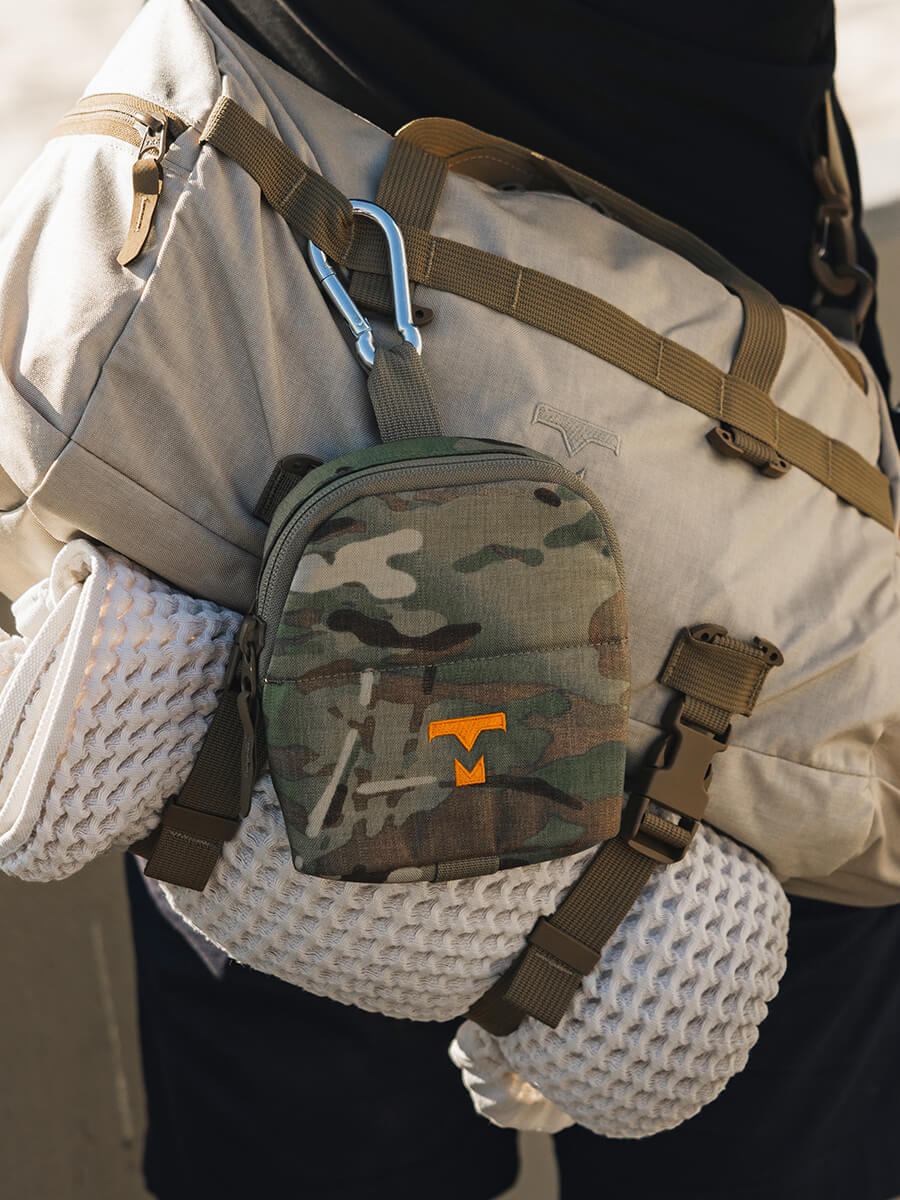 MILTHREAD Source small tech pouch in multicam