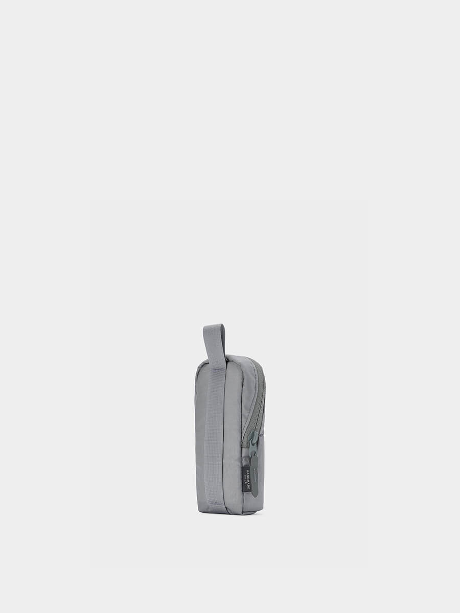 MILTHREAD Source small tech pouch in silver dust