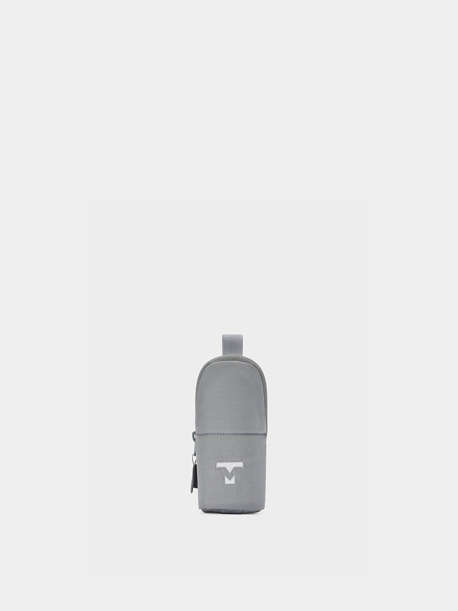 MILTHREAD Source small tech pouch in silver dust