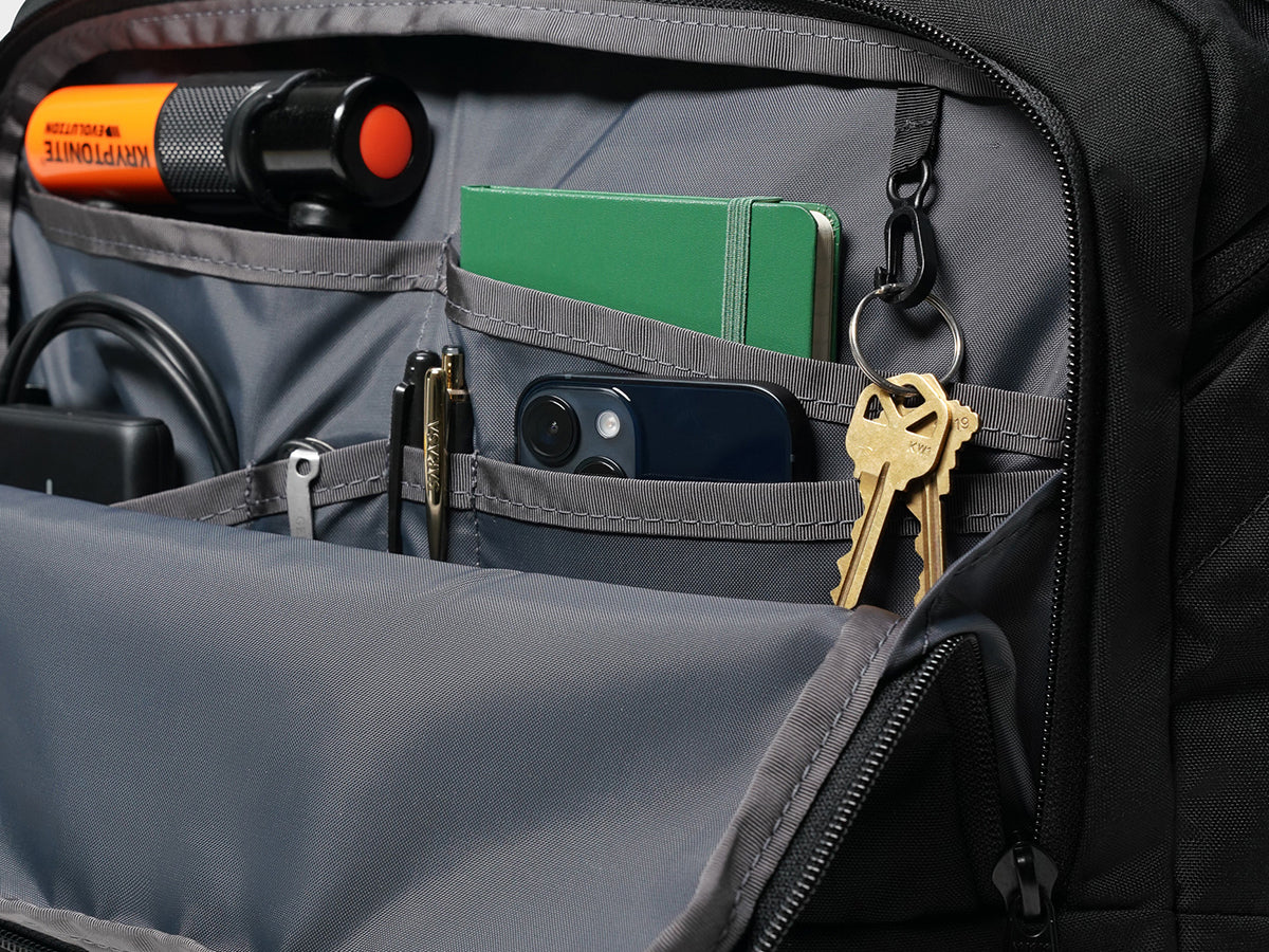 MILTHREAD Sparrow messenger bag interior compartments