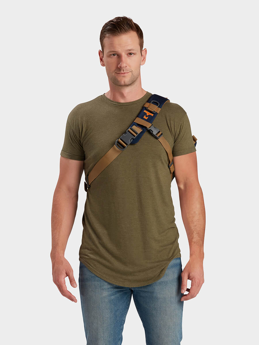 MILTHREAD Sparrow 8L EDC messenger bag in midnight
