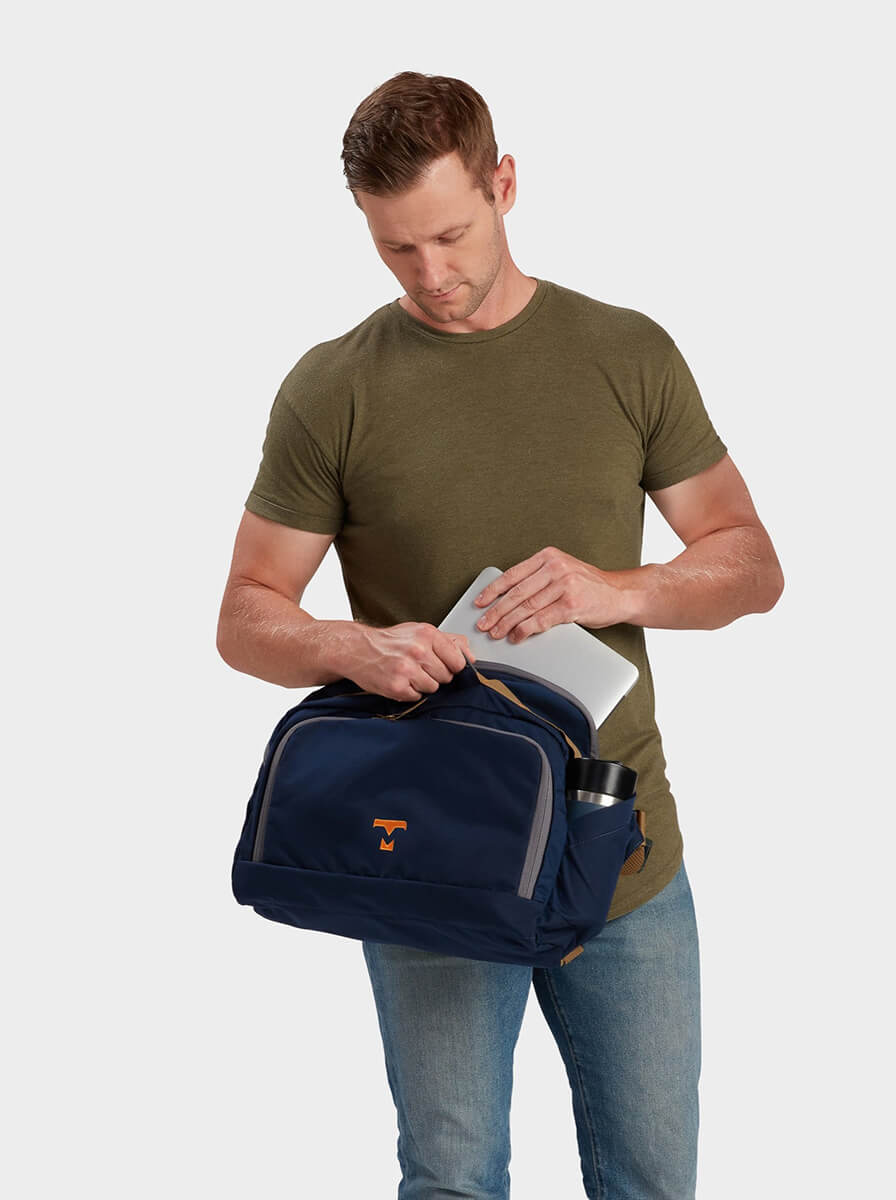 MILTHREAD Sparrow 8L EDC messenger bag in midnight