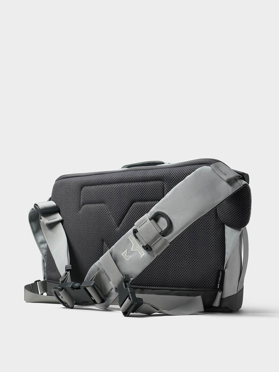 MILTHREAD Sparrow 8L EDC messenger bag in silver dust