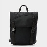 MILTHREAD Swift flap backpack in Black