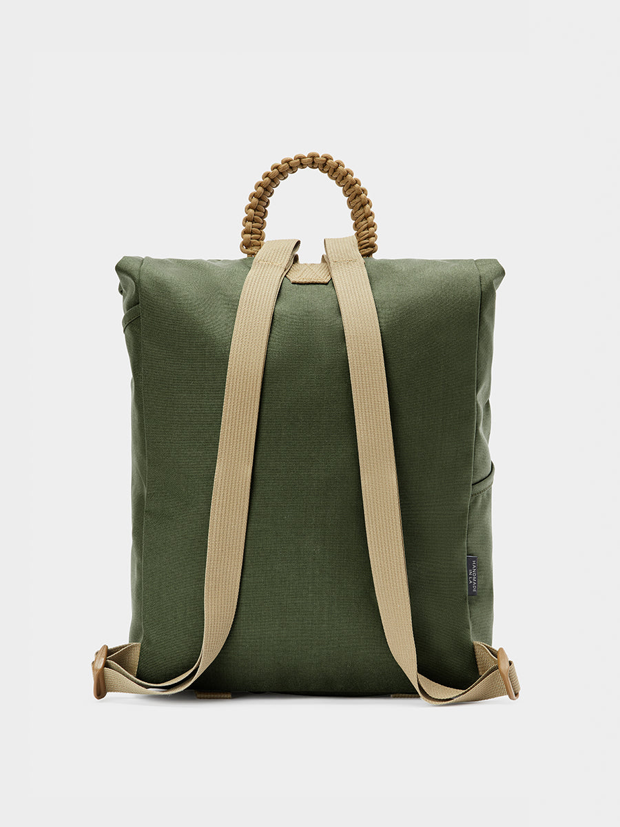 MILTHREAD Swift flap backpack in Camo Green