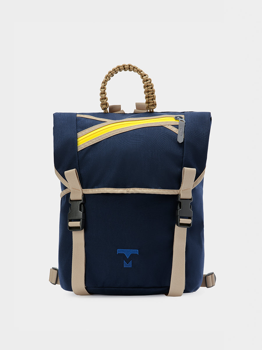 MILTHREAD Swift flap backpack in midnight