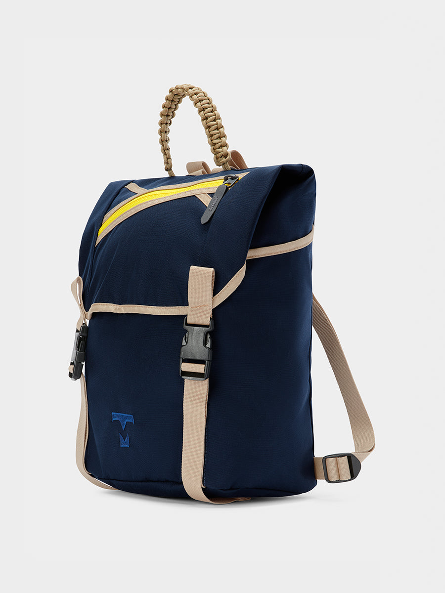 MILTHREAD Swift flap backpack in midnight