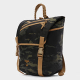 MILTHREAD Swift flap backpack in Multicam Black