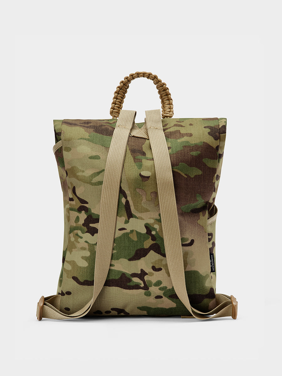MILTHREAD Swift flap backpack in Multicam