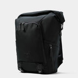 MILTHREAD Talos Rolltop 30L travel backpack in black