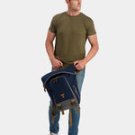 MILTHREAD Talos Rolltop 30L travel backpack in midnight