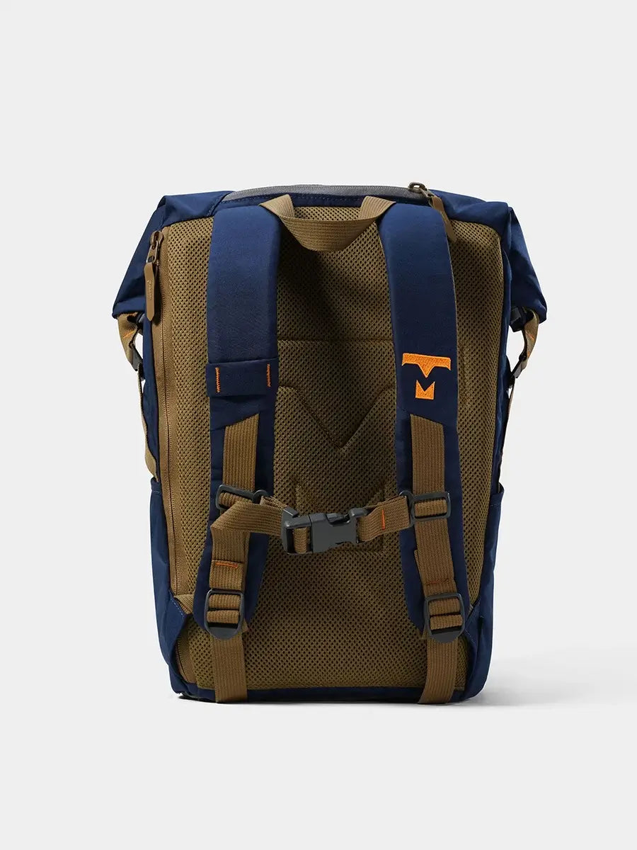 MILTHREAD Talos Rolltop 30L travel backpack in midnight
