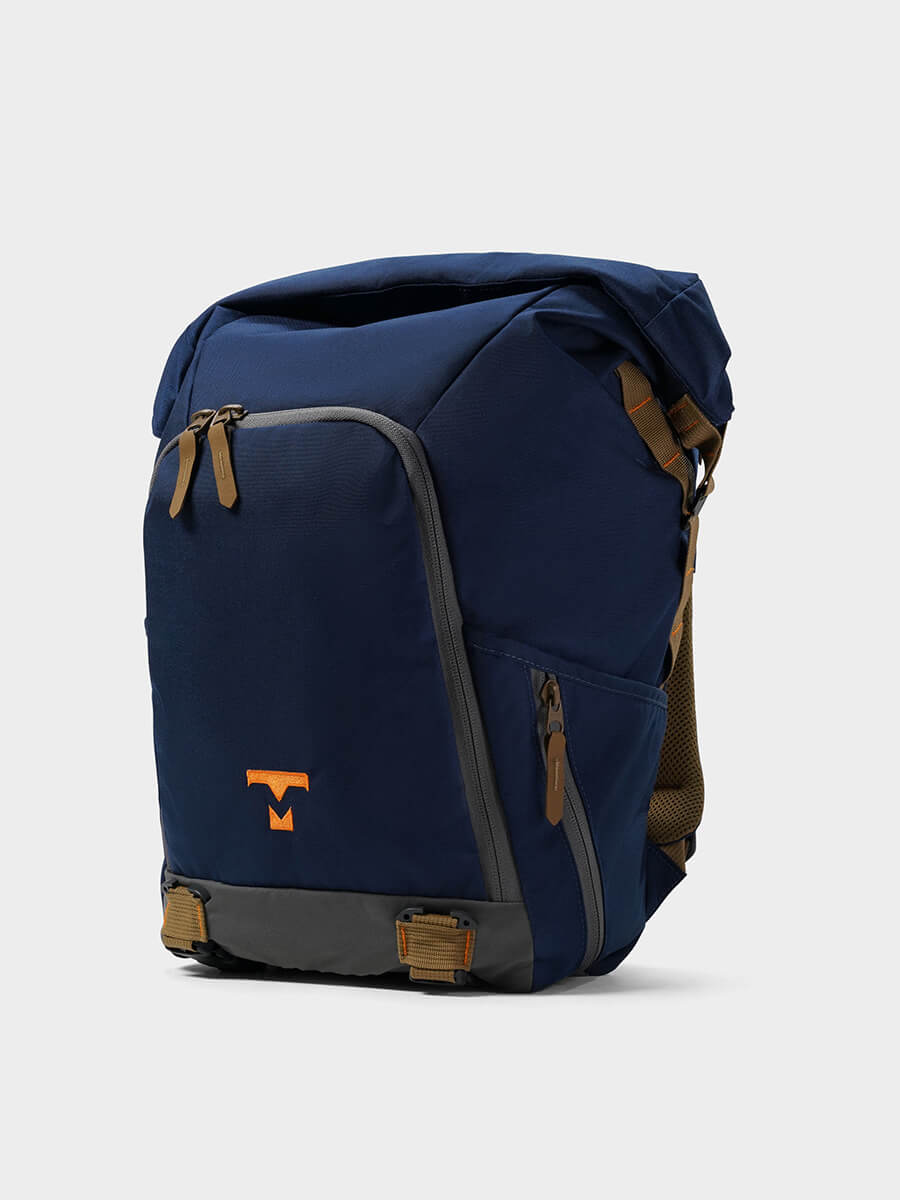 MILTHREAD Talos Rolltop 30L travel backpack in midnight