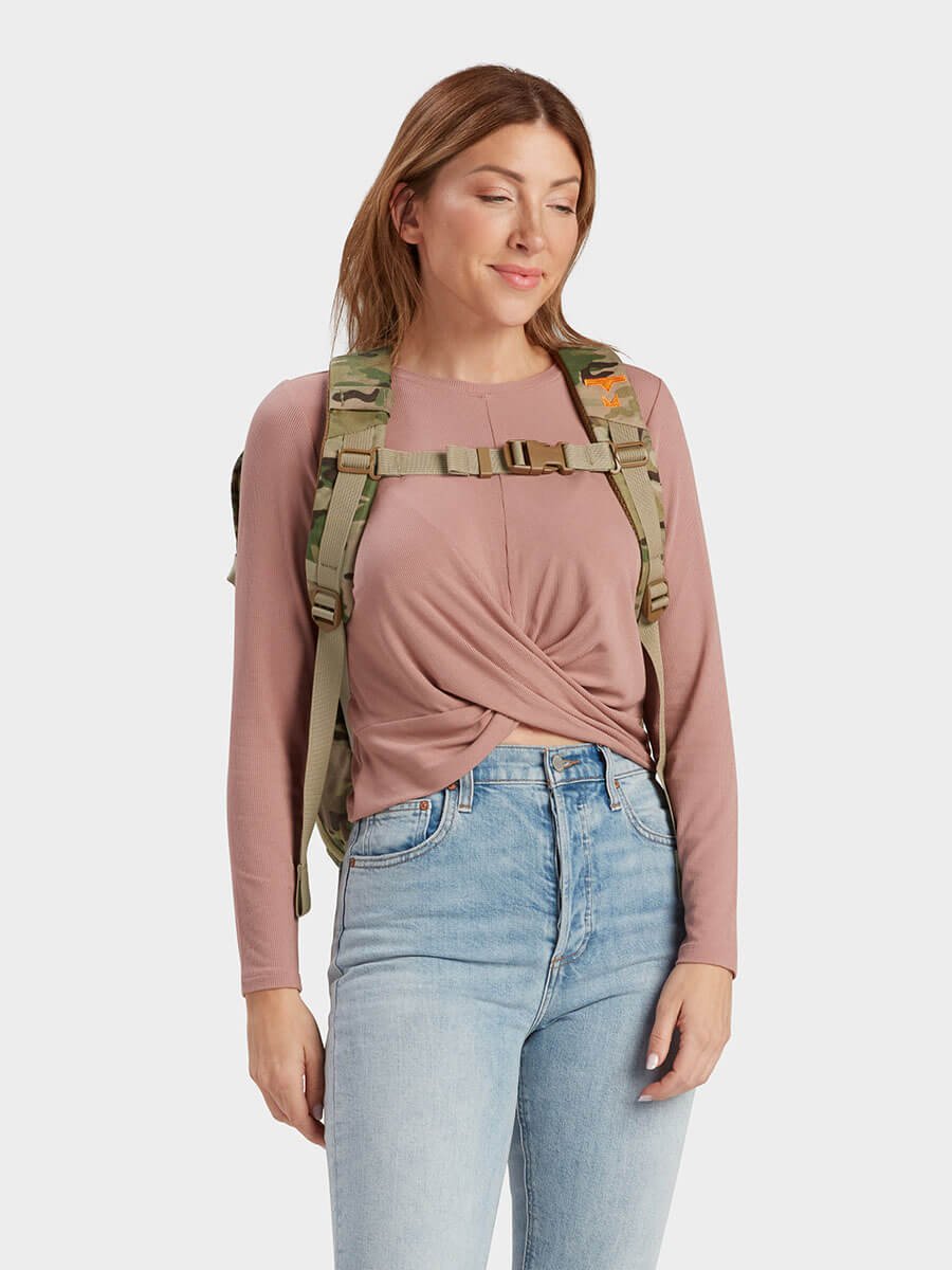 MILTHREAD Talos Rolltop 30L travel backpack in multicam